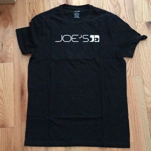 Joe’s Jeans Black logo tee t shirt